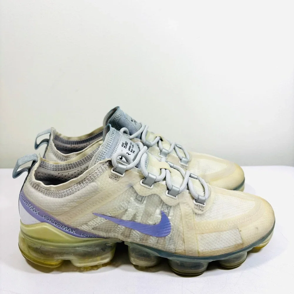 Nike Air Vapormax 2019 Vast Grey Purple‎ Agate Running Shoe BV6483-001 Women's 9